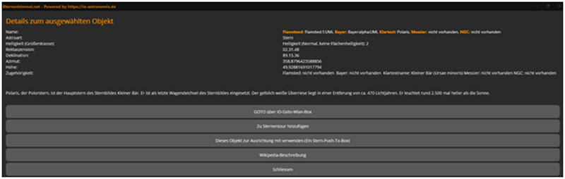 Astro-Planetarium-App Sternenhimmel.net
